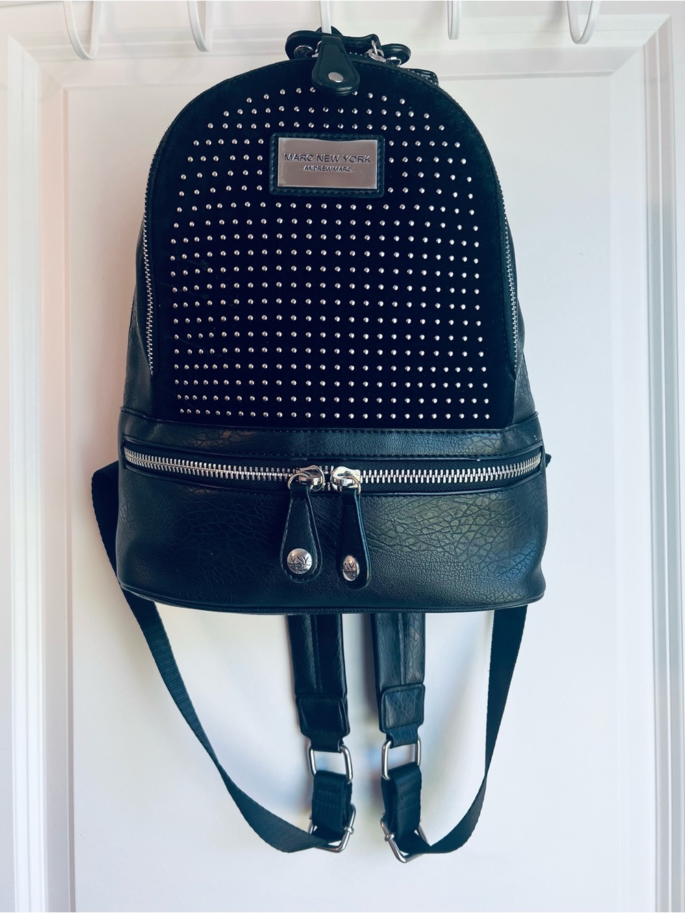 Marc New York Black Studded Mini Backpack-NWOT